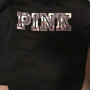 ‼️SOLD‼️ PINK Black/Floral Sweatshirt